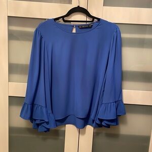 Zara Flutter Sleeve Blouse